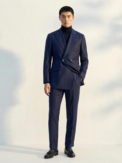 「35款可选」Loro piana AUSTRALIS Super 150’s 澳洲美丽诺羊毛全麻衬套装 商品图0