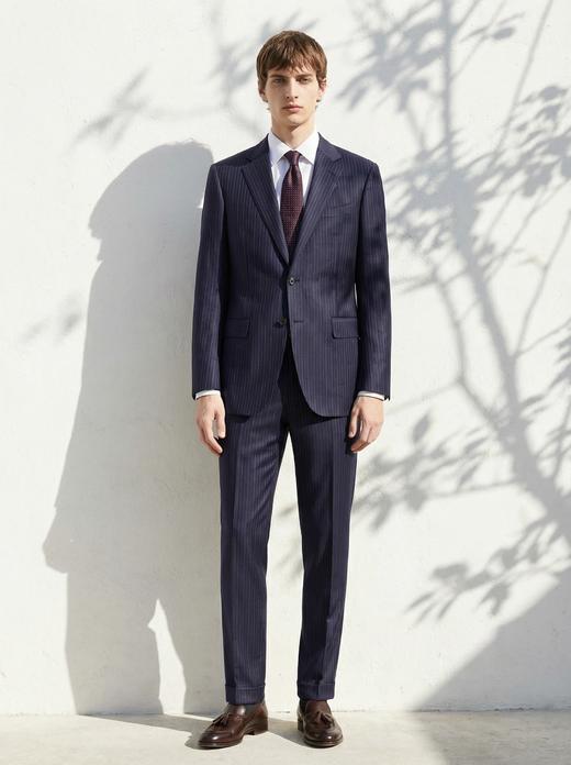 「53款可选」Loro Piana Super 130's 澳洲美丽诺羊毛全麻衬西装套装 商品图2