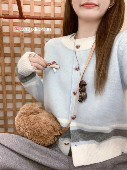 <曾小咸推荐>2.8现货秒杀 ！微信超特价！立体小蘑菇针织开衫 日常199.99 立减110 秒杀89.99！！ 商品图12