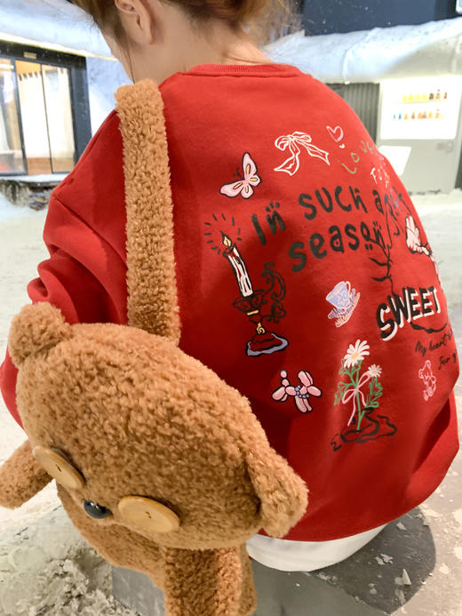 <曾小咸推荐>2.8现货秒杀 ！微信超特价！蝴蝶结加绒卫衣 日常179.99 立减90 秒杀89.99！！ 商品图9