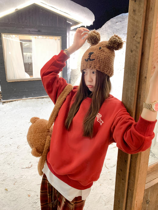 <曾小咸推荐>2.8现货秒杀 ！微信超特价！蝴蝶结加绒卫衣 日常179.99 立减90 秒杀89.99！！ 商品图13