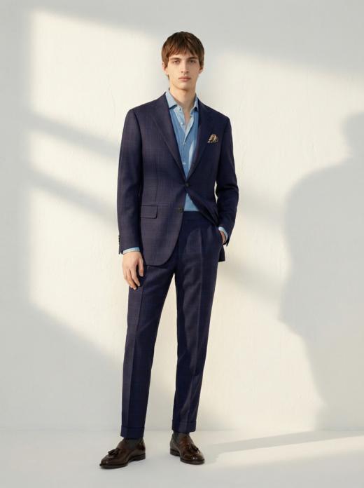 「35款可选」Loro piana AUSTRALIS Super 150’s 澳洲美丽诺羊毛全麻衬套装 商品图1