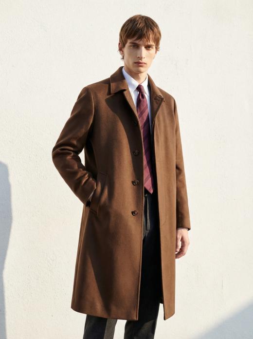 「5款可选」T.INGENIATOR Milled Miracle 缩绒整理100支澳洲美丽诺羊毛大衣 商品图1