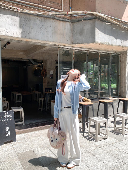 <曾小咸推荐>2.7现货秒杀 ！微信超特价！4色韩系圆领毛衣开衫 日常149.99 立减70 秒杀79.99！！ 商品图11