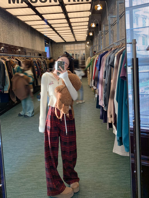 <曾小咸推荐>2.8现货秒杀 ！微信超特价！红色字母连帽针织衫 日常189.99 立减100 秒杀89.99！！ 商品图8