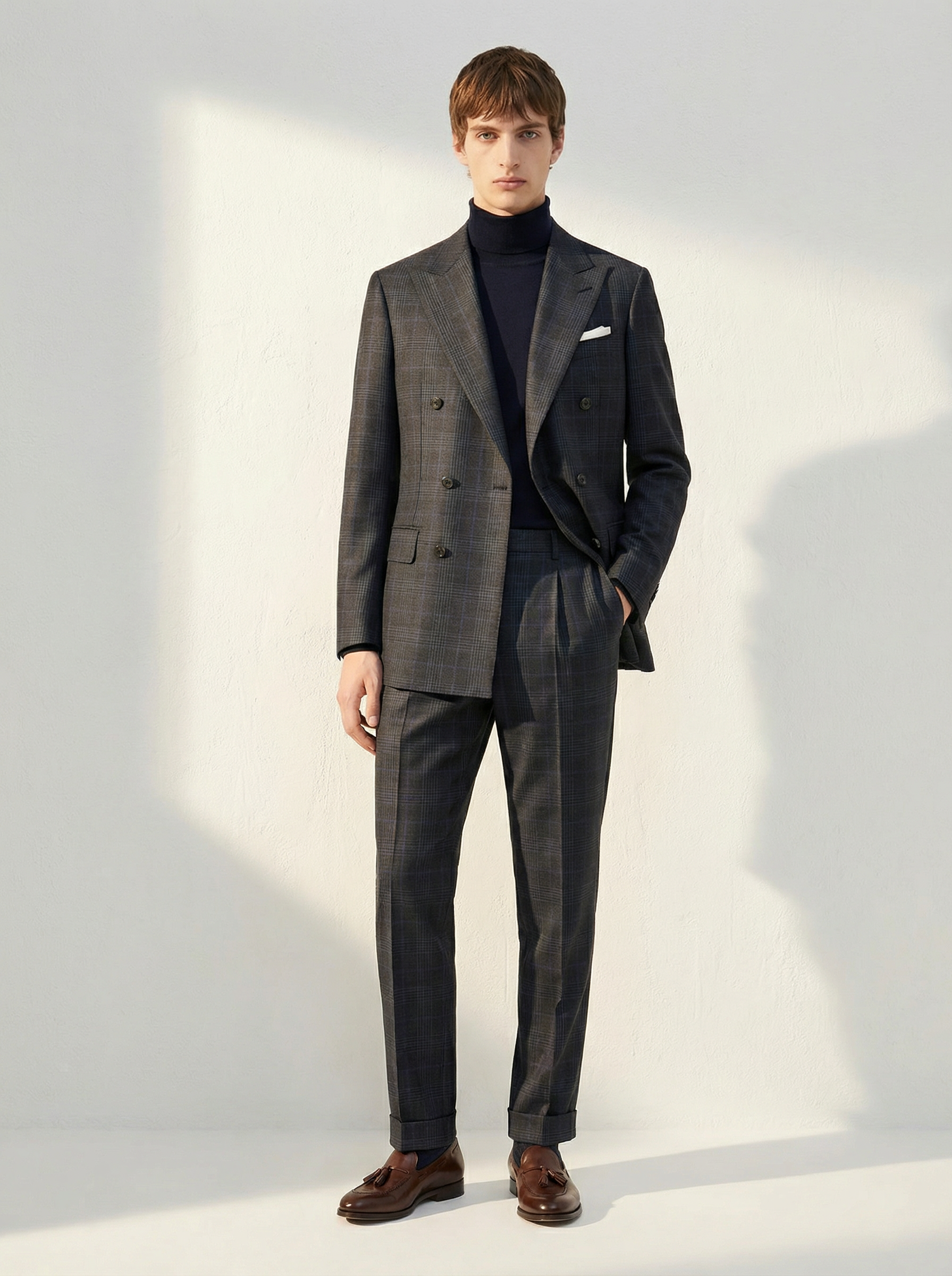 「53款可选」Loro Piana Super 130's 澳洲美丽诺羊毛全麻衬西装套装