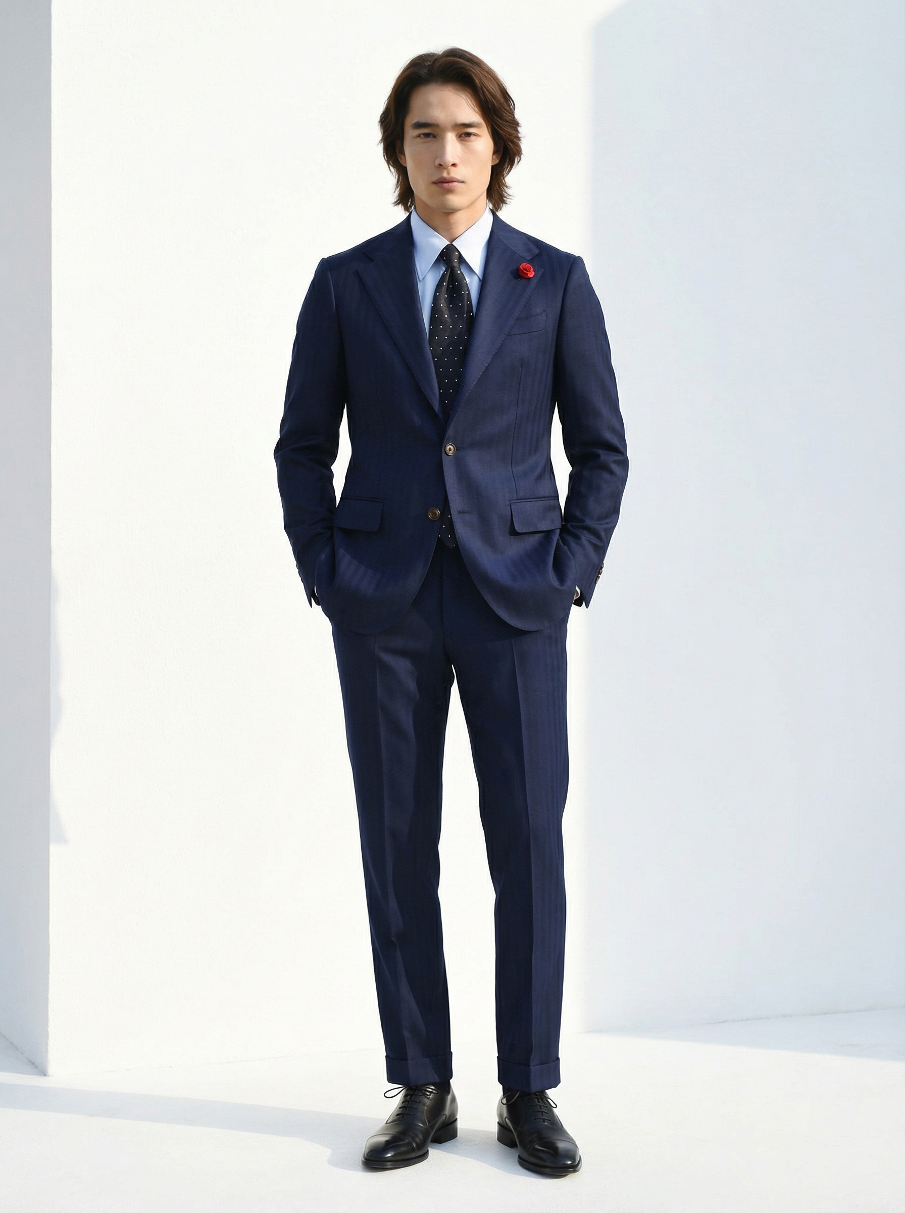 「40款可选」T.INGENIATOR Drape 高克重澳洲美丽诺羊毛全麻衬工艺西装套装