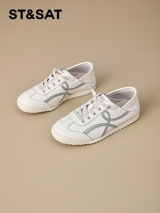 【平底复古百搭简约阿甘鞋SSD1112PEG】真的，这个必须抢！  样品拿到手，上脚舒服到起飞！皮质柔软❗️上脚巨舒服👍品质真心不错！ 商品图3