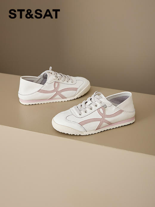 【平底复古百搭简约阿甘鞋SSD1112PEG】真的，这个必须抢！  样品拿到手，上脚舒服到起飞！皮质柔软❗️上脚巨舒服👍品质真心不错！ 商品图4