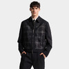 DSQUARED2 男士格纹图案牛仔外套 黑色 S74AM1681 S40320 900 商品缩略图2