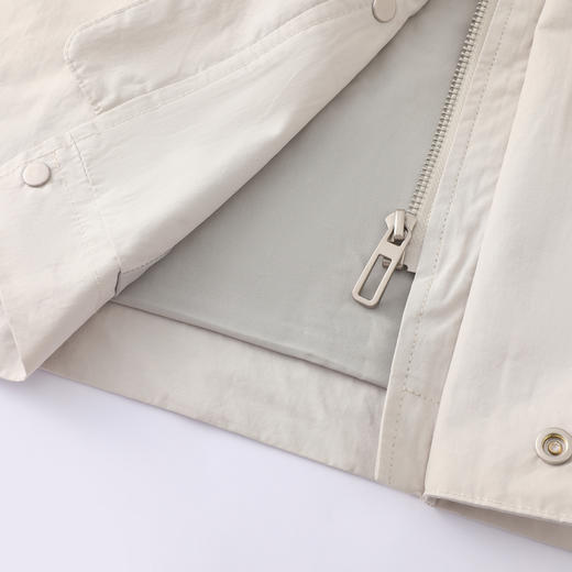 GXG男装26春季日常通勤户外山系工装宽松休闲男式中长款翻领风衣K&C 商品图11