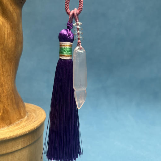 年货节｜粉水晶文昌笔挂件【器悟雅玩】 商品图0