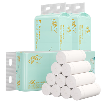 清风无芯卷纸4层85克*30卷婴儿纸巾母婴卷纸厕纸卫生纸整箱B0208MFY /家庭清洁/纸品 /清洁纸品 /卷纸