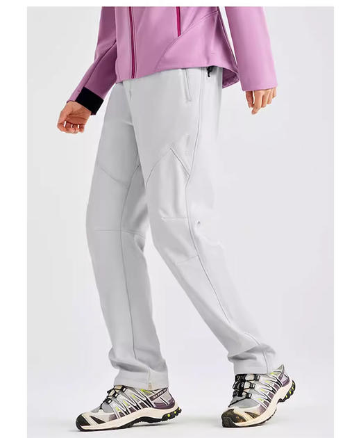 裁缝学苑AH122户外登山徒步软壳裤子纸样女装加绒加厚防风直筒裤样板 商品图6