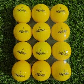 HONMA高尔夫彩球:高性能色彩设计适合二三层远距离下场球