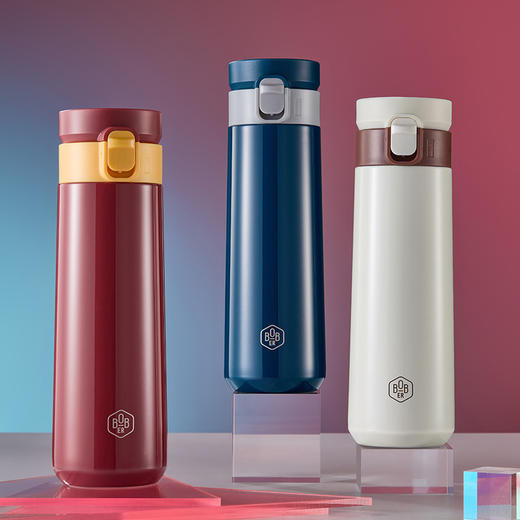 博堡BOBER逸行保温杯480mL(颜色随机)【分仓直发，72小时发货，周末节假日不发货】 商品图2