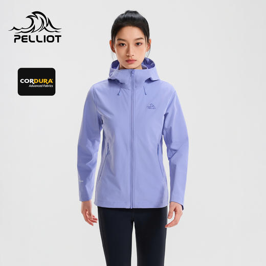 【风盾P26】伯希和户外软壳衣女新款CORDURA轻量耐磨防风徒步冲锋衣 商品图0
