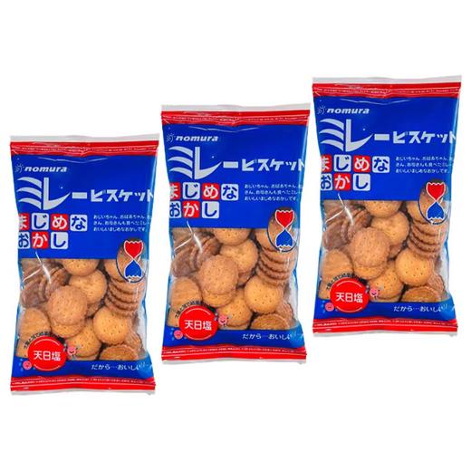 【年货推荐】日本野村天日盐小圆饼干海盐代餐早餐追剧零食 商品图2