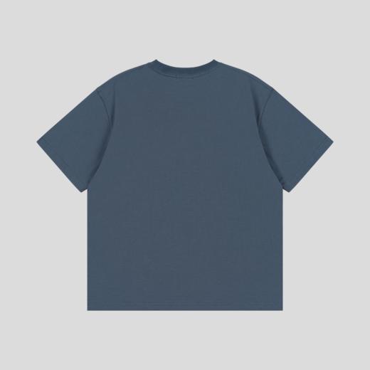 GOODBAI 春夏双鸽爱心撞色印花圆领休闲宽松百搭短袖T恤女 商品图4