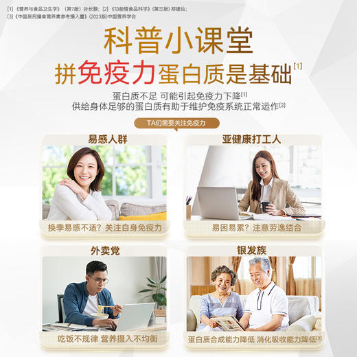 汤臣倍健星钻蛋白质粉增强免疫力含7.1g免疫蛋白中老年 商品图4