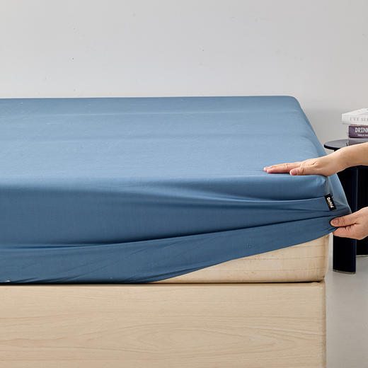 多喜爱 60S奢享柔光新绒棉床笠【五色可选】【全棉缎纹】【28CM高 围布设计】【四角松紧带】【360防滑】柔软舒适 细腻亲肤 商品图5