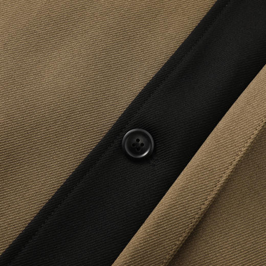 GXG男装26春季时尚百搭潮流撞色工装休闲简约翻领短款男式夹克K&C 商品图5