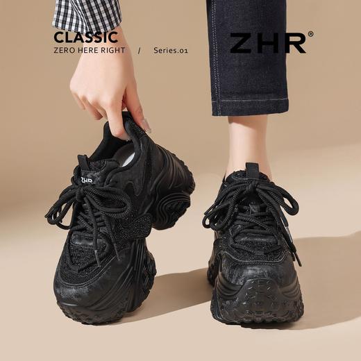 ZHR则则银色厚底老爹鞋女2026春新款小个子内增高休闲运动鞋女鞋 商品图8