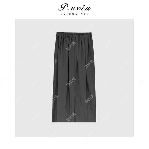 04-3潘依绣丁丁宠粉极简风高级感松紧腰半身裙Q5451 商品图1