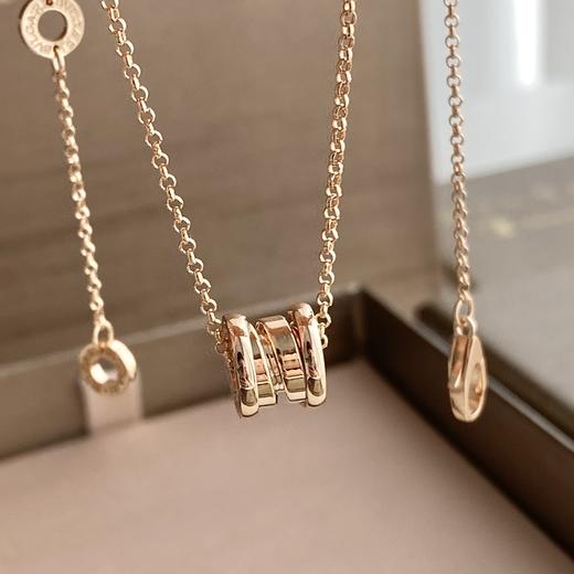 独家对版CNC数控精雕 精工高定 宝格丽BVLGARI弹簧小蛮腰项链 实物超级有质感 万年经典 百搭不挑人~ 商品图7