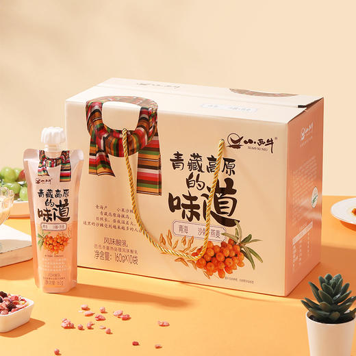 【光明&小西牛】常温酸奶青海野生沙棘燕麦酸奶160g*10袋 商品图4