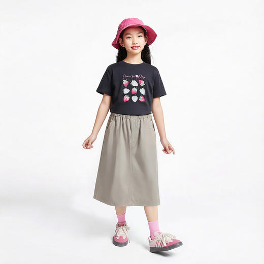 女童梭织半裙夏季新款安奈儿童装EG623696 商品图3