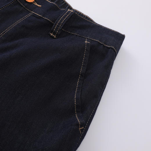 GXG男装【含桑蚕丝】26夏季经典原色水洗松紧腰男式直筒牛仔裤K&C 商品图8