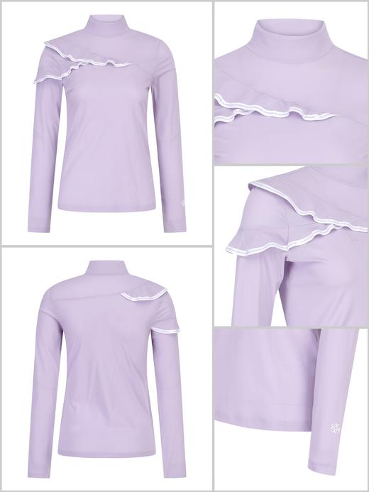 St家早秋新款女士外穿式立领打底衫来了！原单❗洋气时尚，百搭型的春夏秋都相当实用的单品，体感非常惊艳，软软糯糯非常亲肤弹力又大！清新明快的配色超显肤白，大方得体还附带瞬间减龄的效果！ 商品图5