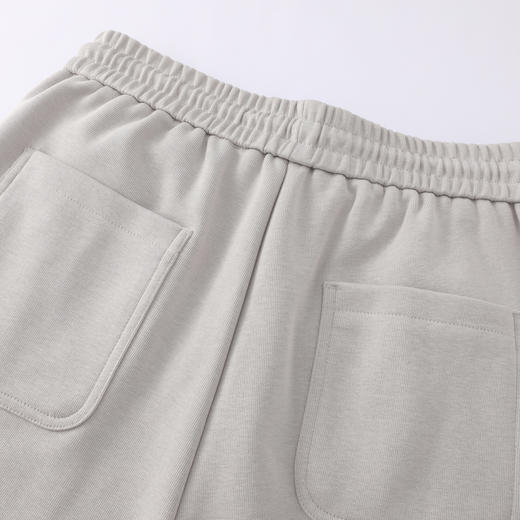 GXG男装26春季精梳华棉弹力舒适松紧腰系绳休闲阔腿裤男式直筒裤K&C 商品图8