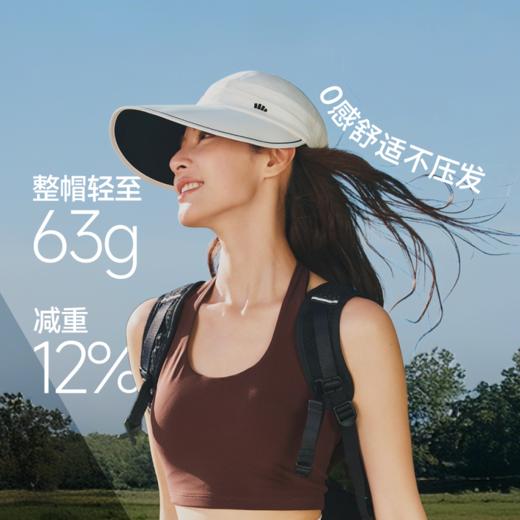 【26春夏新品】蕉下女士大檐黑胶鸭舌防晒帽BM530 商品图3