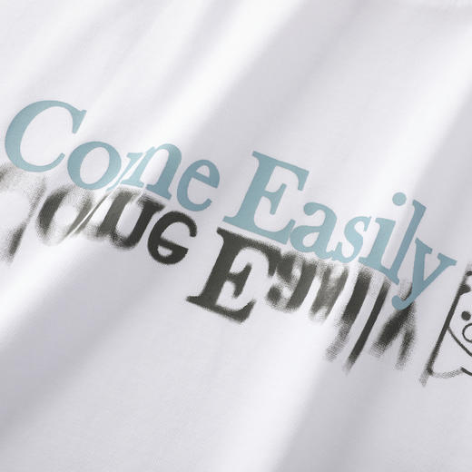 GXG男装【100%棉】26夏季简约字母青年休闲时尚男式圆领短袖T恤K&C 商品图3