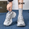 ZHR【厚底6cm】复古老爹鞋春季小个子内增高休闲鞋渔网透气运动鞋 商品缩略图7