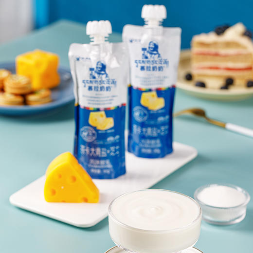 【光明&小西牛】青海常温酸奶茶卡盐湖大青盐芝士网红酸奶160g*10 商品图2