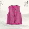 新款国风圆领休闲宽松百搭气质马甲H49D54638Z 商品缩略图1