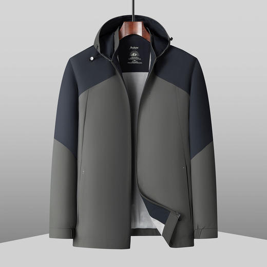 【DPS】大依优型大码男装春秋夹克外套加肥加大码休闲运动上衣夹克外套 商品图1