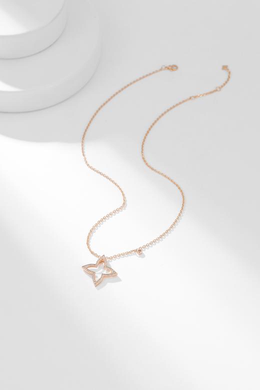 驴家 四芒星镂空满钻项链 （XTY） 商品图7