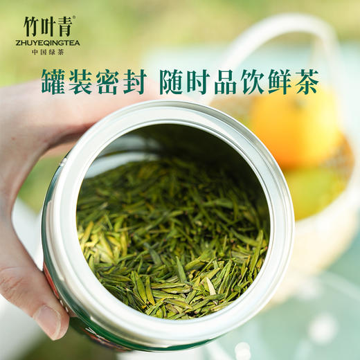 【2025春茶现货】竹叶青绿茶 峨眉高山绿茶特级50g单罐装 商品图2