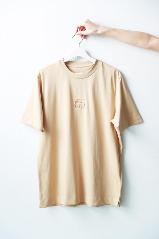 浮雕工艺tee，刚出口西德。基础款正肩宽松圆领半袖儿t恤E012960 商品图12