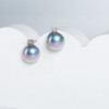 星空蓝马贝珍珠王妃耳钉 ED156 商品缩略图4