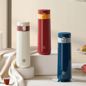 博堡BOBER逸行保温杯480mL(颜色随机)【分仓直发，72小时发货，周末节假日不发货】