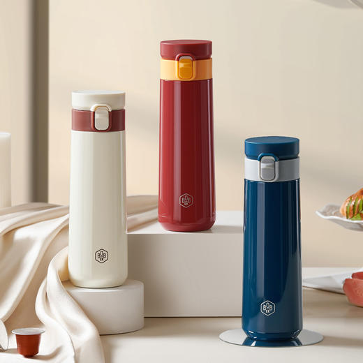 博堡BOBER逸行保温杯480mL(颜色随机)【分仓直发，72小时发货，周末节假日不发货】 商品图0