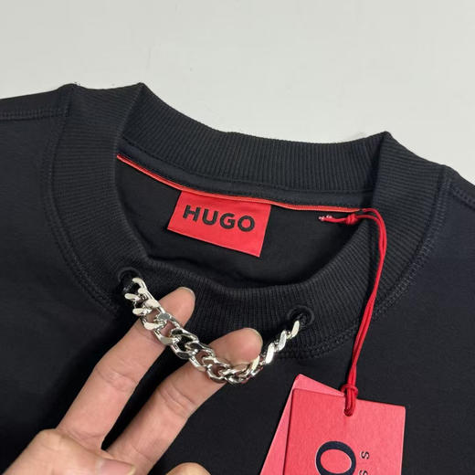 原单正品 HUGO BOSS雨果黑马衔索套头衫，S-XXL 商品图5