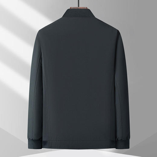 DPS大依优型大码男装春秋立领夹克外套加肥加大码休闲商务上衣外套 商品图2