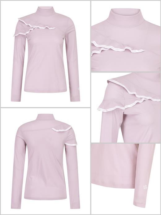 St家早秋新款女士外穿式立领打底衫来了！原单❗洋气时尚，百搭型的春夏秋都相当实用的单品，体感非常惊艳，软软糯糯非常亲肤弹力又大！清新明快的配色超显肤白，大方得体还附带瞬间减龄的效果！ 商品图3