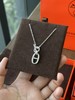 独家对版CNC数控精雕 精工高定  HERMES 爱马仕猪鼻子项链 简约巨百搭 太适合日常穿搭佩戴了！实用性太高～低调又休闲 商品缩略图2